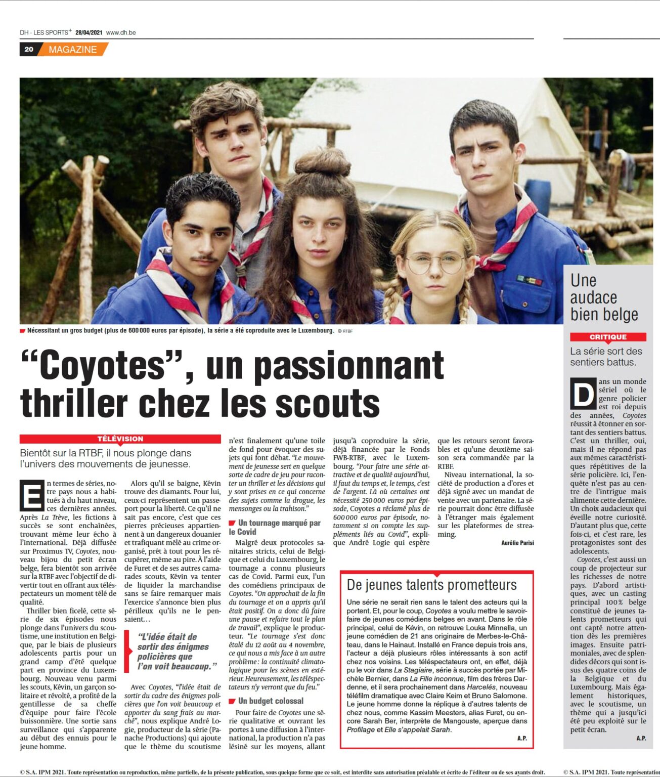 Camping Tents & Tents For Youth Movements - Screenshot-coyotes-series