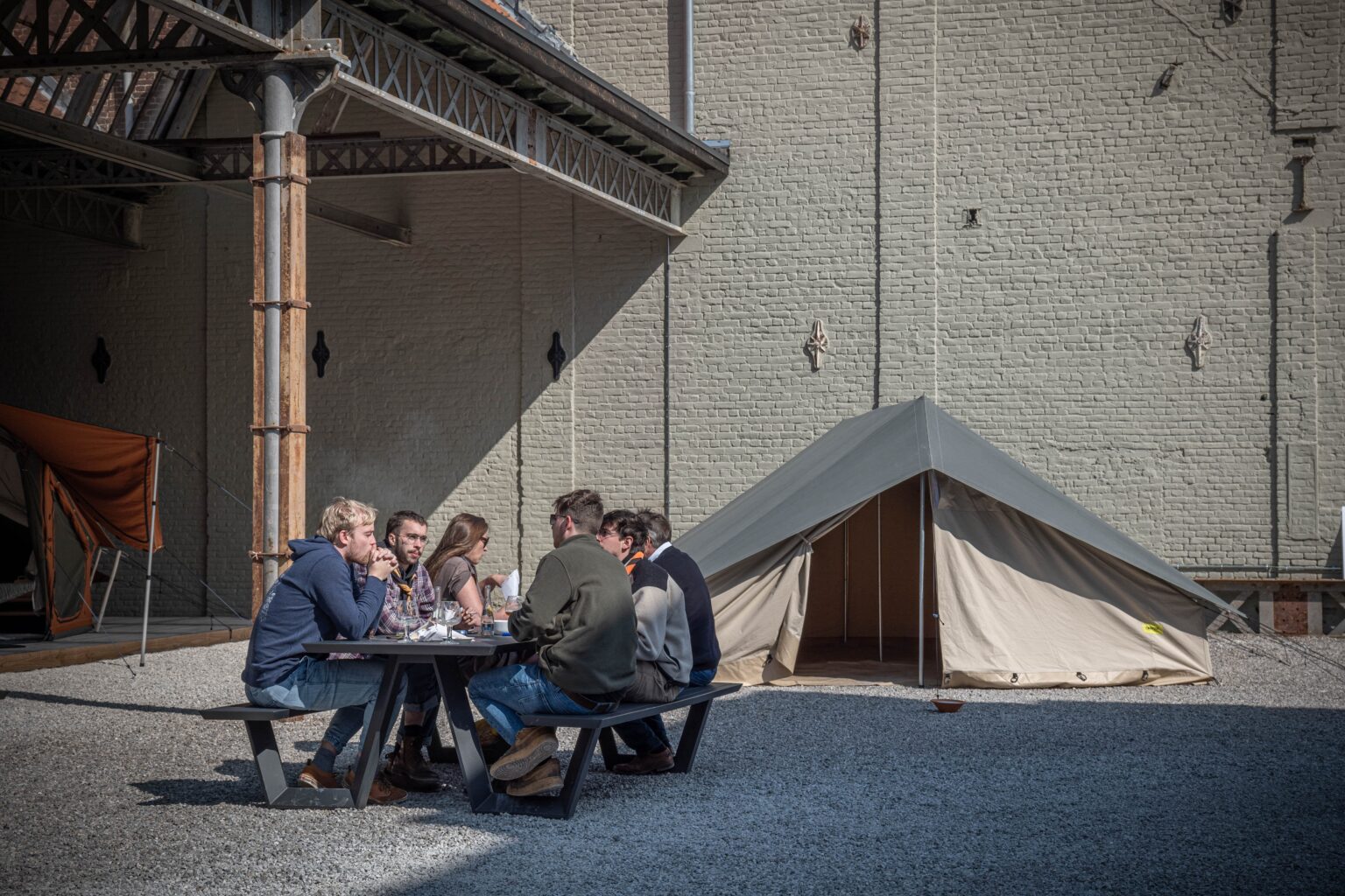 Kampeertenten & tenten voor jeugdbewegingen - Alpino-castor-patrol-tent-open-day-renaix-2022