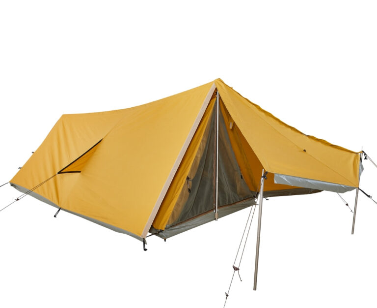 Kampeertenten & tenten voor jeugdbewegingen - Alpino-everest-saffron-open-front-triangle