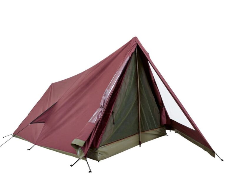 Kampeertenten & tenten voor jeugdbewegingen - Alpino-hoggar-camping-tent-crushedberry-open