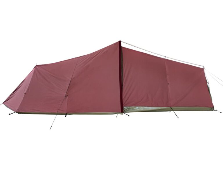 Kampeertenten & tenten voor jeugdbewegingen - Alpino-hoggar-camping-tent-crushedberry-outer-tent