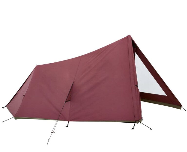 Kampeertenten & tenten voor jeugdbewegingen - Alpino-hoggar-camping-tent-crushedberry-side