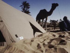 Kampeertenten & tenten voor jeugdbewegingen - Alpino-hoggar-camping-tent-historic-picture-3