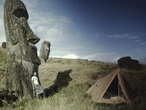 Kampeertenten & tenten voor jeugdbewegingen - Alpino-hoggar-camping-tent-historic-picture-4